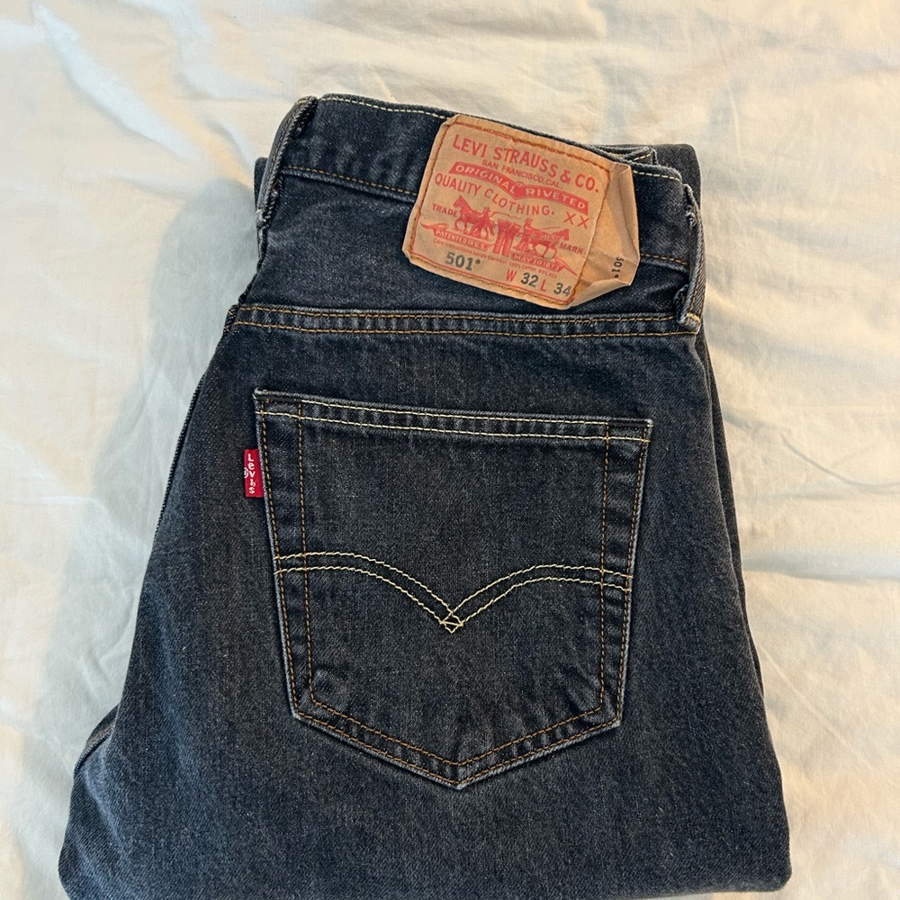 Levi's Men's Dark Indigo Straight Jeans